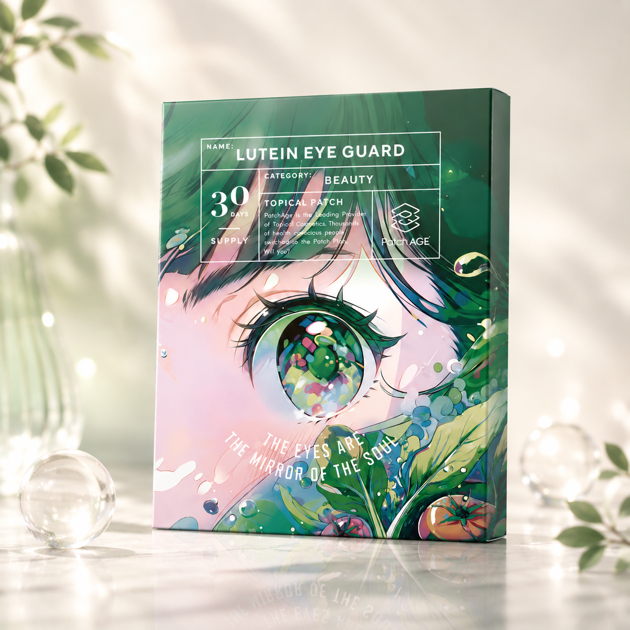 LUTEIN EYE GUARD 目の栄養補給を叶える貼るサプリ